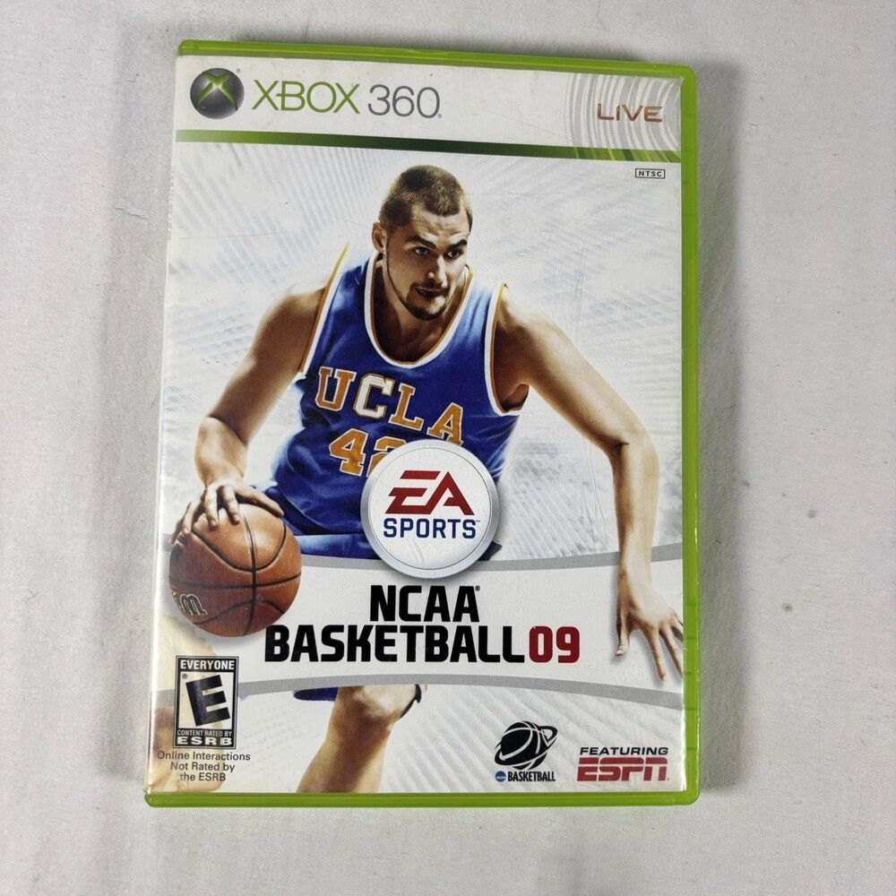 NCAA Basketball 09 Xbox 360 Complete CIB with Disc
